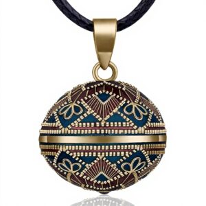 EUDORA Collier Bola Grossesse Musique Pendentif Femmes