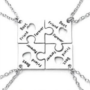 Colliers puzzle amitié Jovivi argent gravure Best Friend