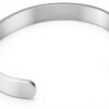 Bracelet argent homme Jovivi acier inoxydable chaîne cubain