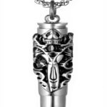 Collier pendentif dragon acier inoxydable Jovivi pour homme