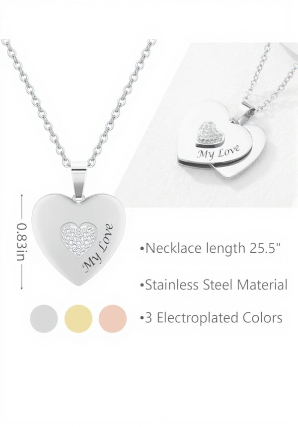 Collier personnalisé Jovivi gravure nom dates naissance