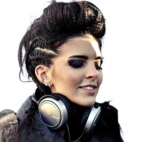 Anneaux de nez Jovivi acier inoxydable 14G 10mm homme femme