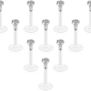 Boucles d'oreilles tragus JOVIVI acrylique zirconium-0