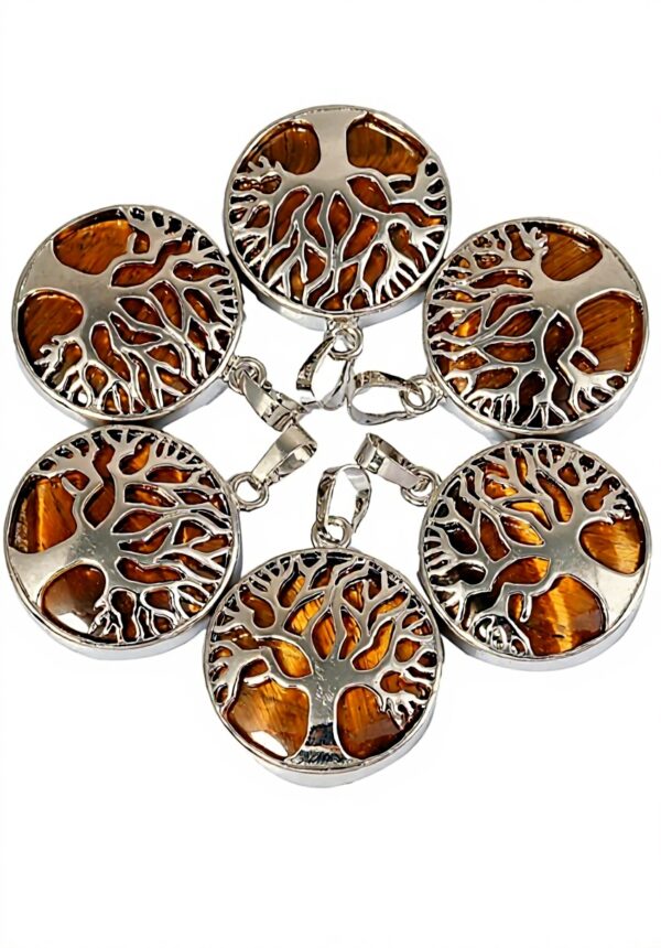 Bracelet et collier arbre de vie mookaitedecor pierre