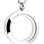 Collier Jovivi pendentif souvenir acier inoxydable fermeture