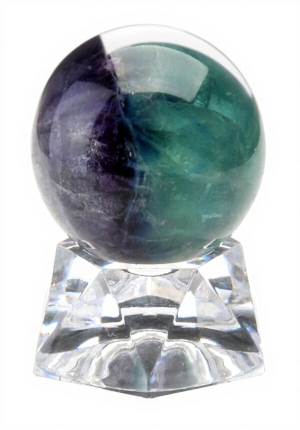 Jovivi Jaspe Sang Dragon Fluorite Sphère Pierre