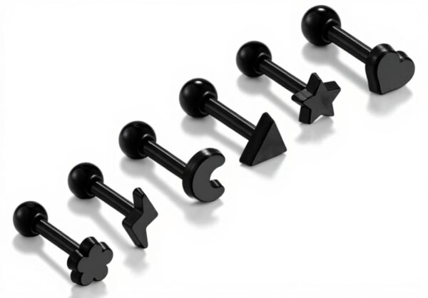 Boucles d'oreilles à tige JOVIVI acrylique transparent femme