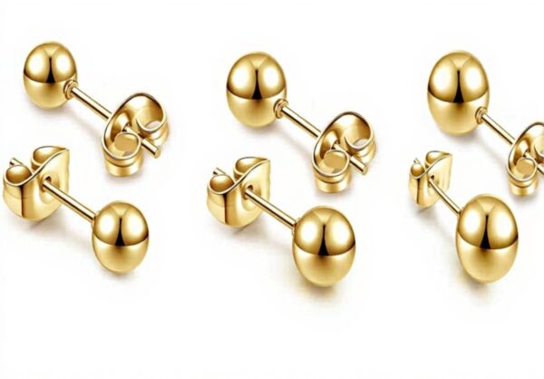 Boucles doreilles JOVIVI argenté acier inoxydable