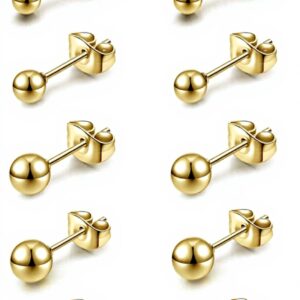 Boucles doreilles JOVIVI argenté acier inoxydable