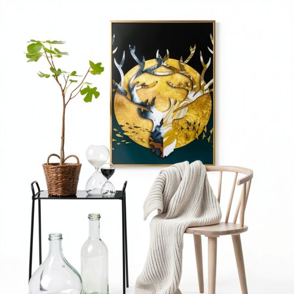 Toile brillante imperméable art mural décoration maison-4