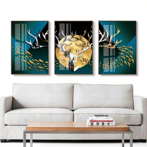 Toile brillante imperméable art mural décoration maison-2