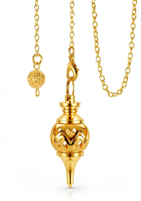 Pendule divinatoire JOVIVI cône Isis cuivre radiesthésie