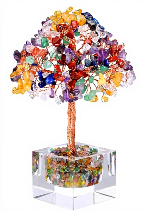 Arbre de Vie Jovivi Pierre Naturelle Cristal Feng Shui