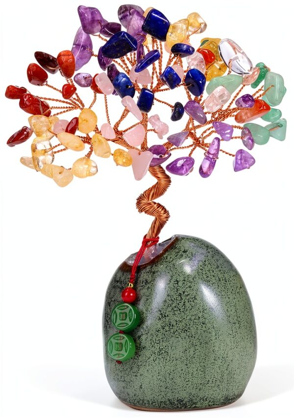 Arbre de Vie Jovivi Pierre Naturelle Cristal Feng Shui