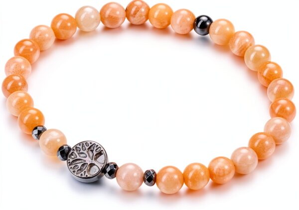 Bracelet 7 Chakra Jovivi Pierre Naturelle Arbre de Vie Femme